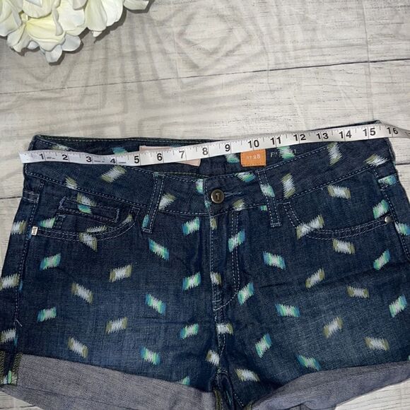 Anthropologie | Anthro Pilcro & the Letterpress Stet Art Brushstroke Print Short - Picture 4 of 7